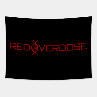 Red Overdose Simple Red Tapestry