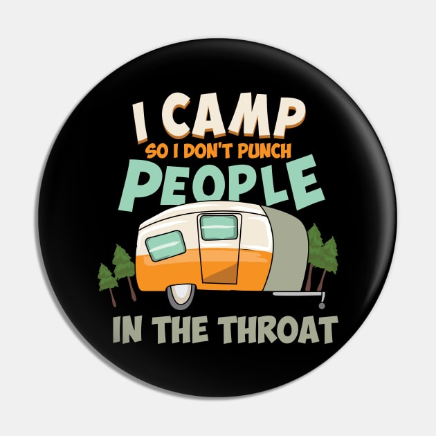 Camping Lover Camper Caravan Camp Campsite Gift Pin by Dolde08