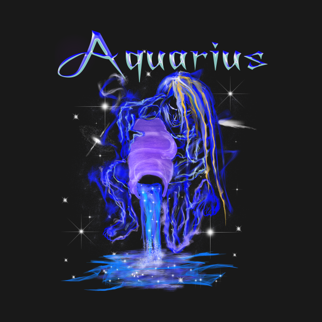  Aquarius Astrology  Zodiac Constellation Art Design 