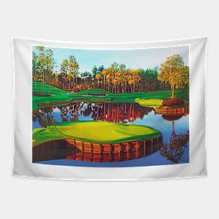 17th hole at TPC Sawgrass Tapestry
