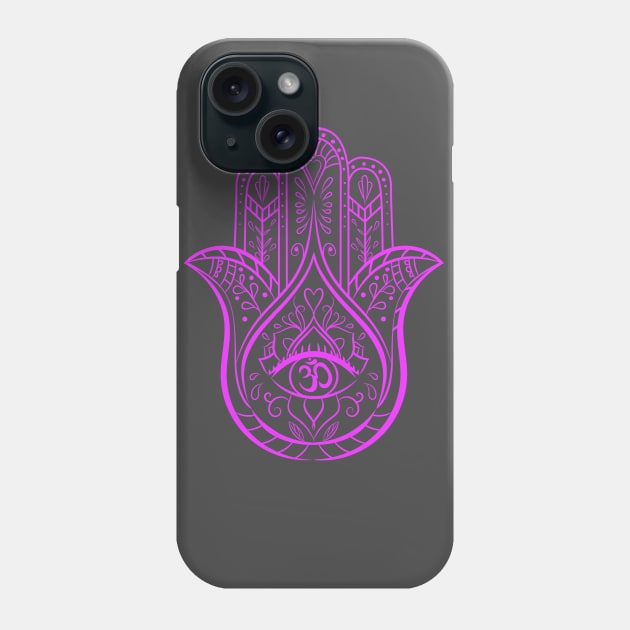 Hamsa Hand Phone Case by Freakquencys