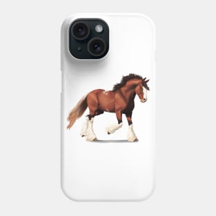 Clydesdale horse Phone Case