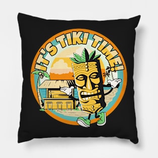 Tiki Time Pillow