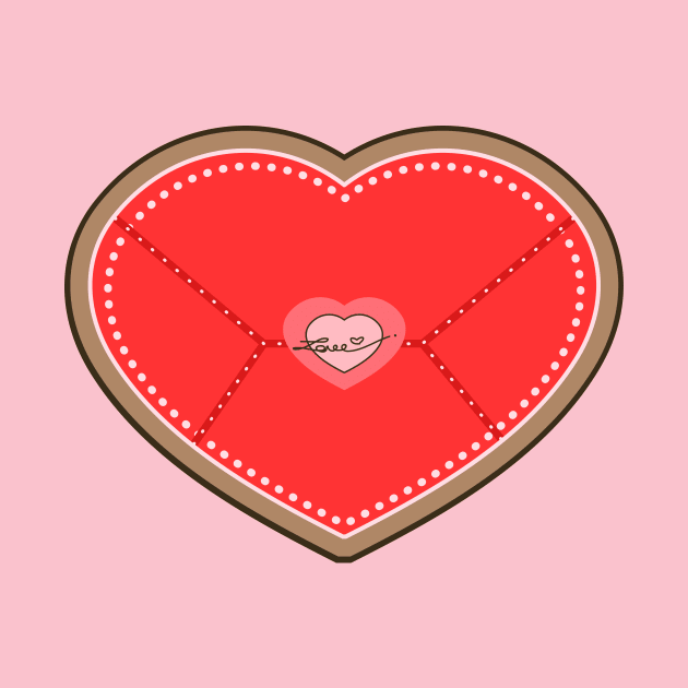 Cookie shaped love letter by WwsNttb