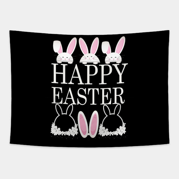 Happy Easter Tapestry by FERRAMZ