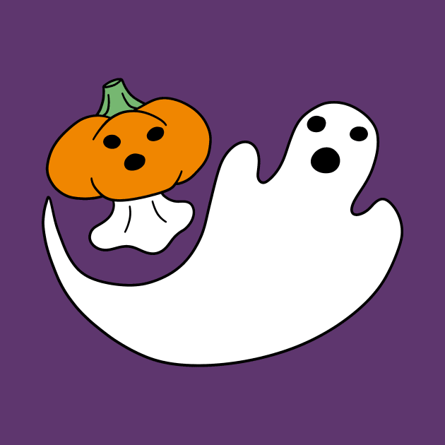 Ghost and Pumpkin Ghost by saradaboru