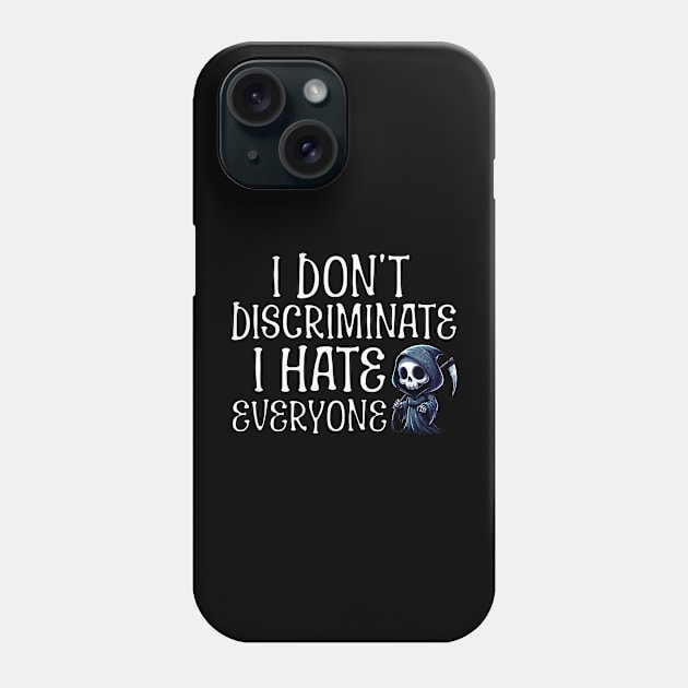 I Hate Everyone Phone Case by The Jumping Cart