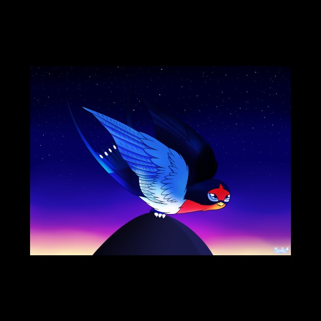 SN: Taking off - Bird by MoonRayCZ