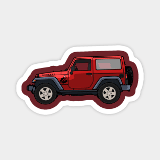 Jeep Wrangler Rubicon 2-door Red Magnet