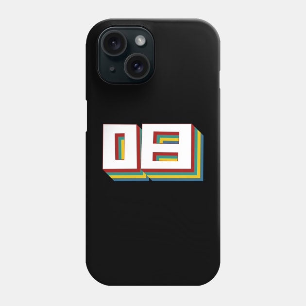 Number 8 Phone Case by n23tees