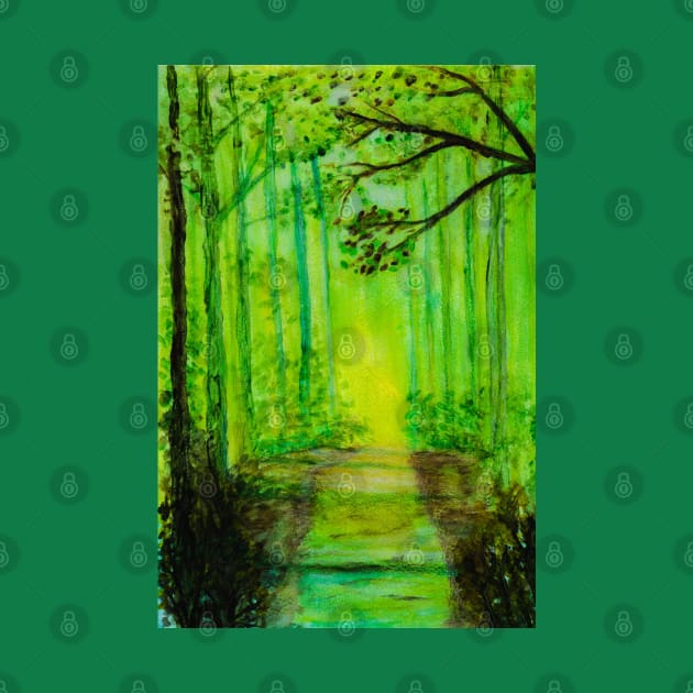 Forest Path by teenamarie23art