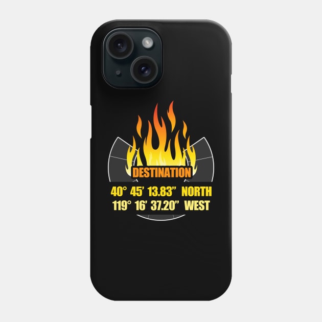 Destination Burning Man Phone Case by tatzkirosales-shirt-store