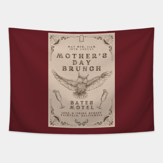 Bates Motel Mother’s Day Brunch Tapestry by deleriumden