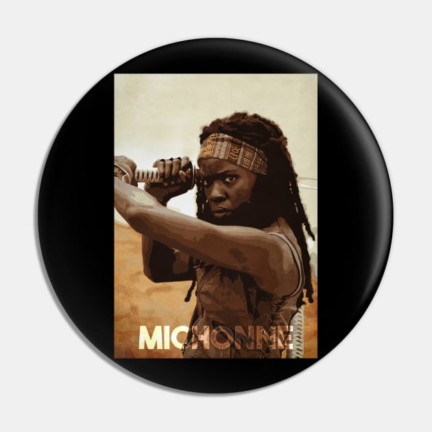 Michonne Pin by Durro