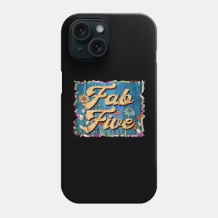 Retro Fab Name Flowers Five Limited Edition Proud Classic Styles Phone Case