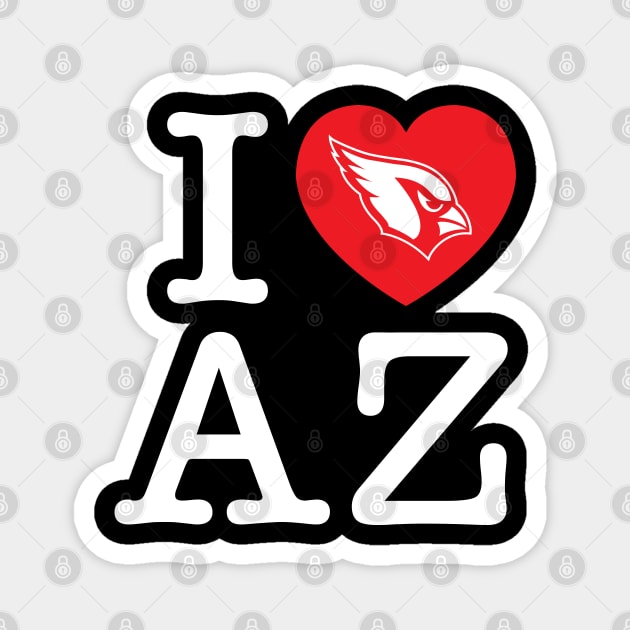 I Love AZ 2 Magnet by LunaGFXD