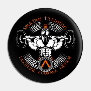 spartan training Pin