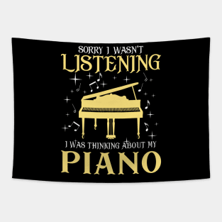 Funny Piano Player Gift Tapestry