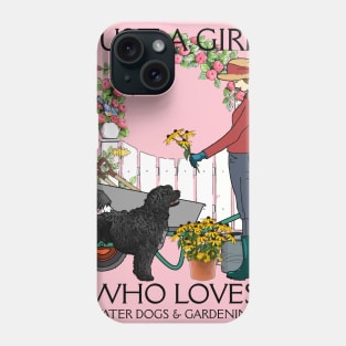 Just A Girl - Black Lion Phone Case