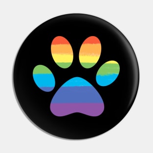 Dog Paw Rainbow Pride Shirt, LGBTQ, Gay Shirt, Lesbian Shirt, Gift for Gay Lesbian, Gift for Dog Lovers, Queer Pride Month Pin