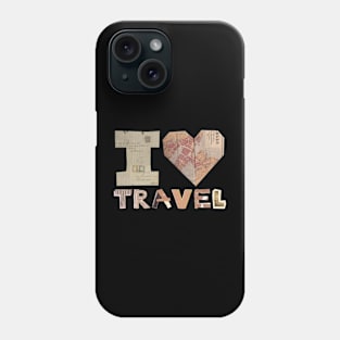 I Love Travel Phone Case