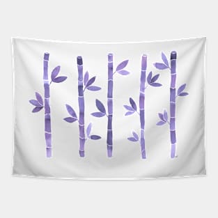 Watercolor Bamboo Pattern - Lavender Tapestry