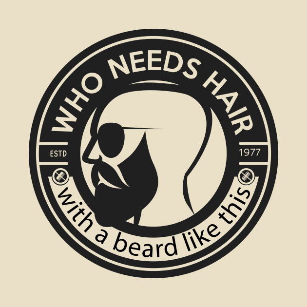 who needs hair with a beard like this by bannie