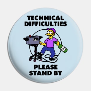 Technical Television Problem Pin