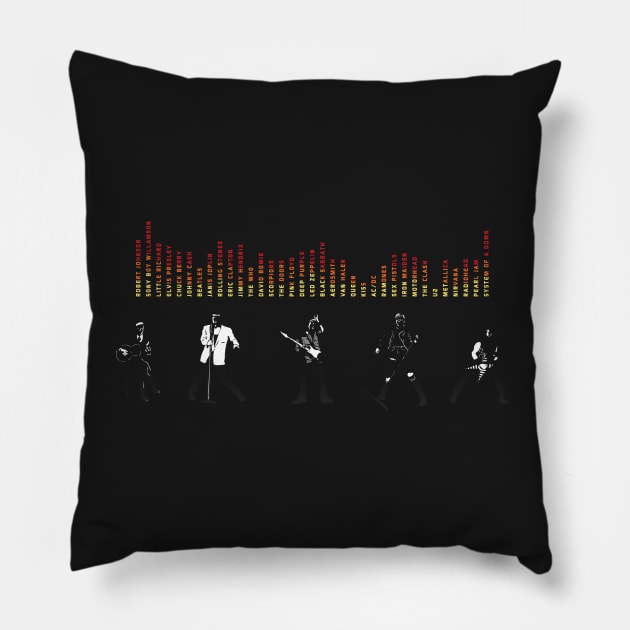 Rock and Roll Pillow by RedBug01