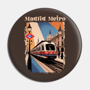 Madrid Metro Pin