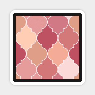 Moroccan pink Magnet