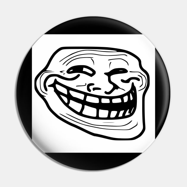 Troll Face Meme Pin by Meme Gifts