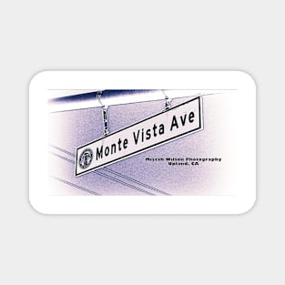 Monte Vista Avenue, Upland, California by Mistah Wilson Magnet