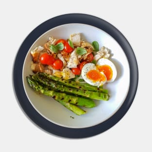 Food Chicken Salad and Asparagus Photo Pin