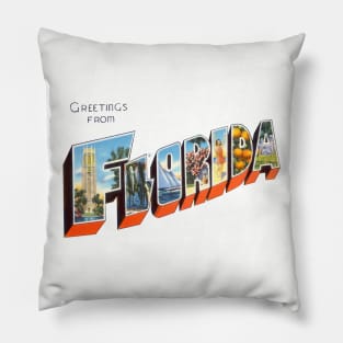 Greetings from Florida Pillow