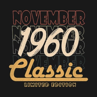 november 1960 birthday T-Shirt