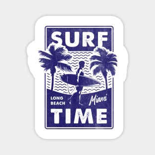 Surf Time Long Beach Miami Magnet