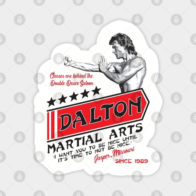 Dalton Martial Arts Magnet by Alema Art