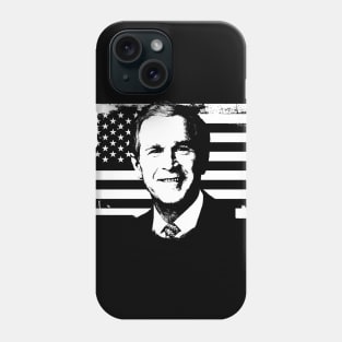George W. Bush Portrait Phone Case