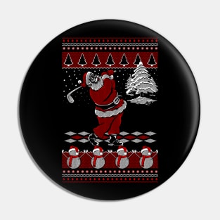 Golf Ugly Christmas Pin