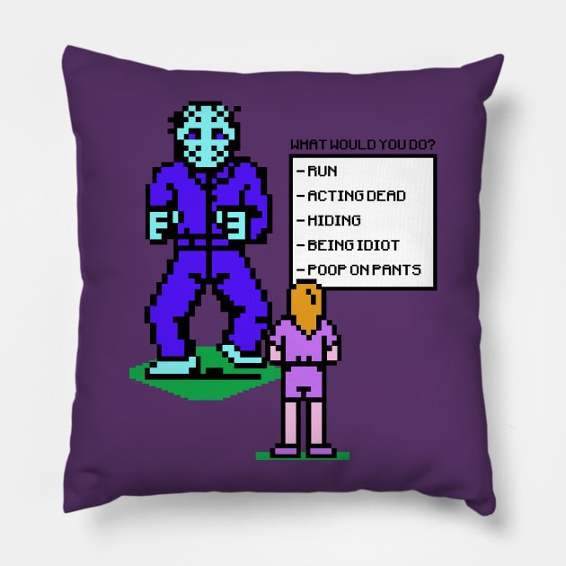friday the 13th Pillow by kladenko