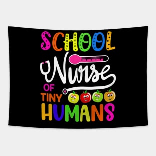 School Nurse Of Tiny Humans Teacher Back To School Tapestry