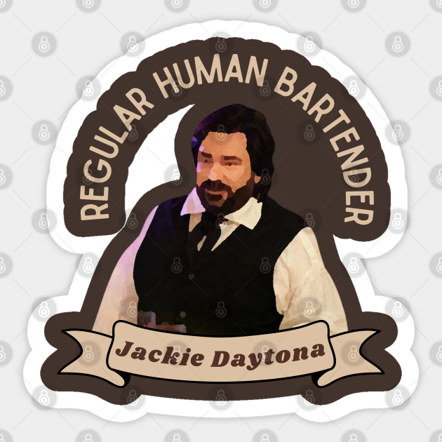 Regular Human Bartender - What We Do In The Shadows - Sticker