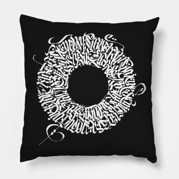 calligrafitti Pillow by saint33