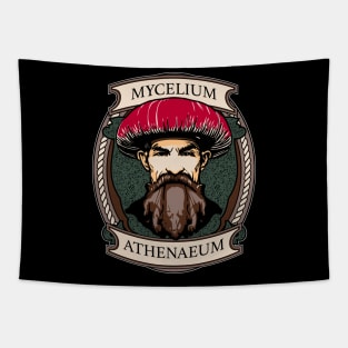 Mycelium Athenaeum Logo Tapestry