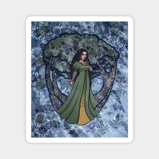 Blue Woods Goddess Magnet