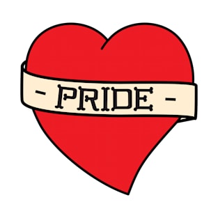 Tattoo Style Pride Heart T-Shirt