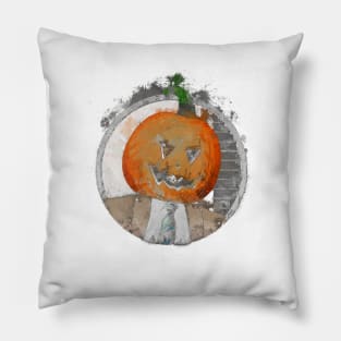 Pumpkin face Dwight Schrute the Office Halloween Pillow