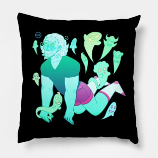 Ghost King (Green) Pillow