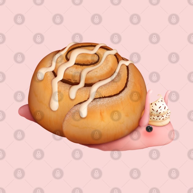 Cinnamon Roll Snail by Maryoshi-143